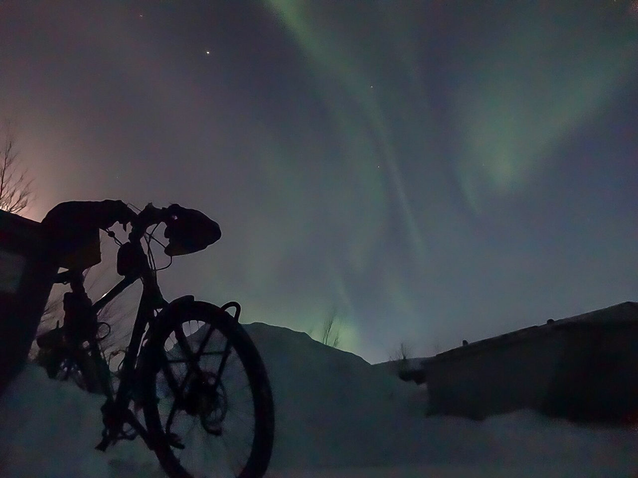 Nordlichter bei -20 Grad in Finnland