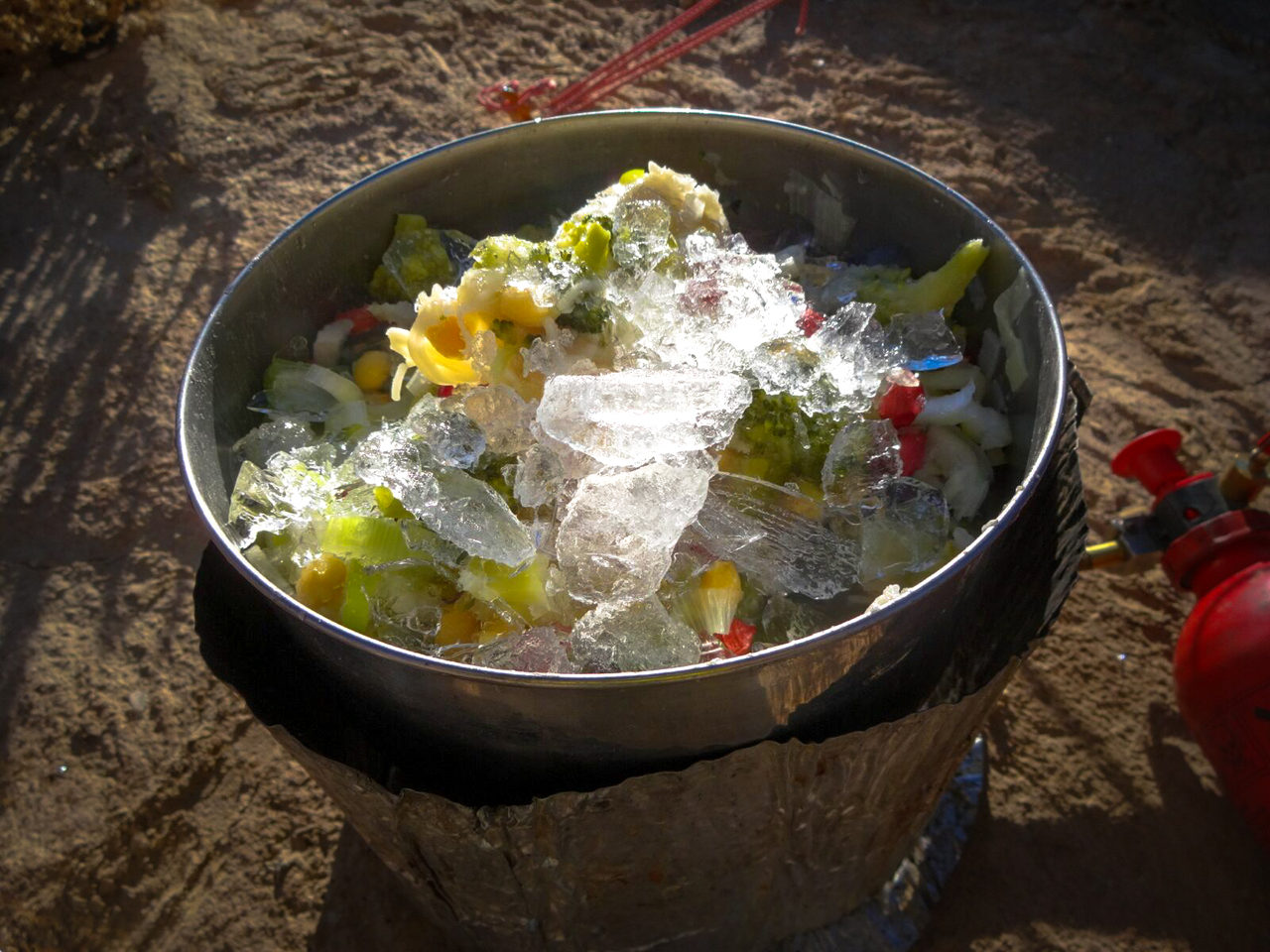 Cooking after a cold night