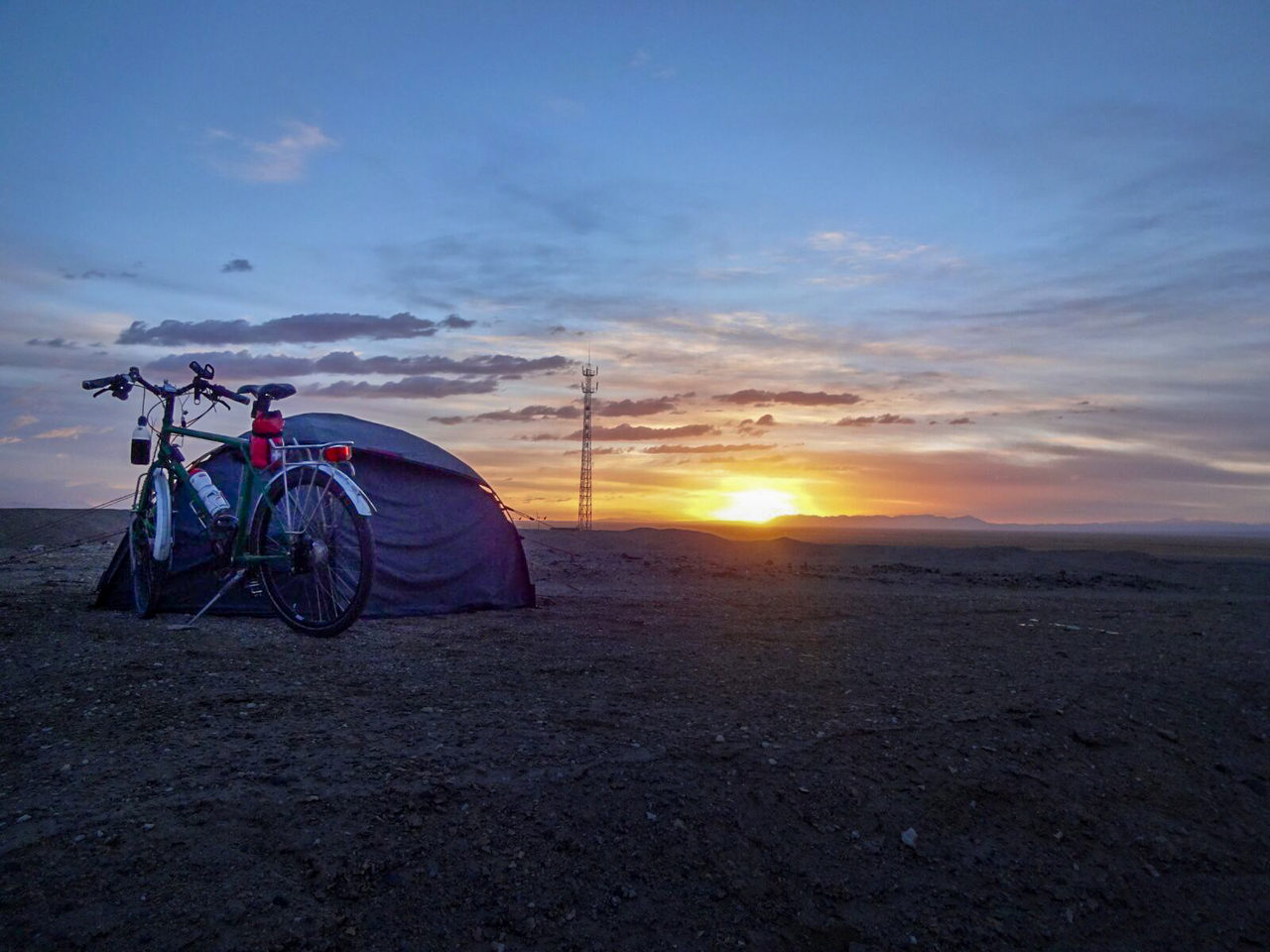 Sonnenaufgang bei -12 Grad in China