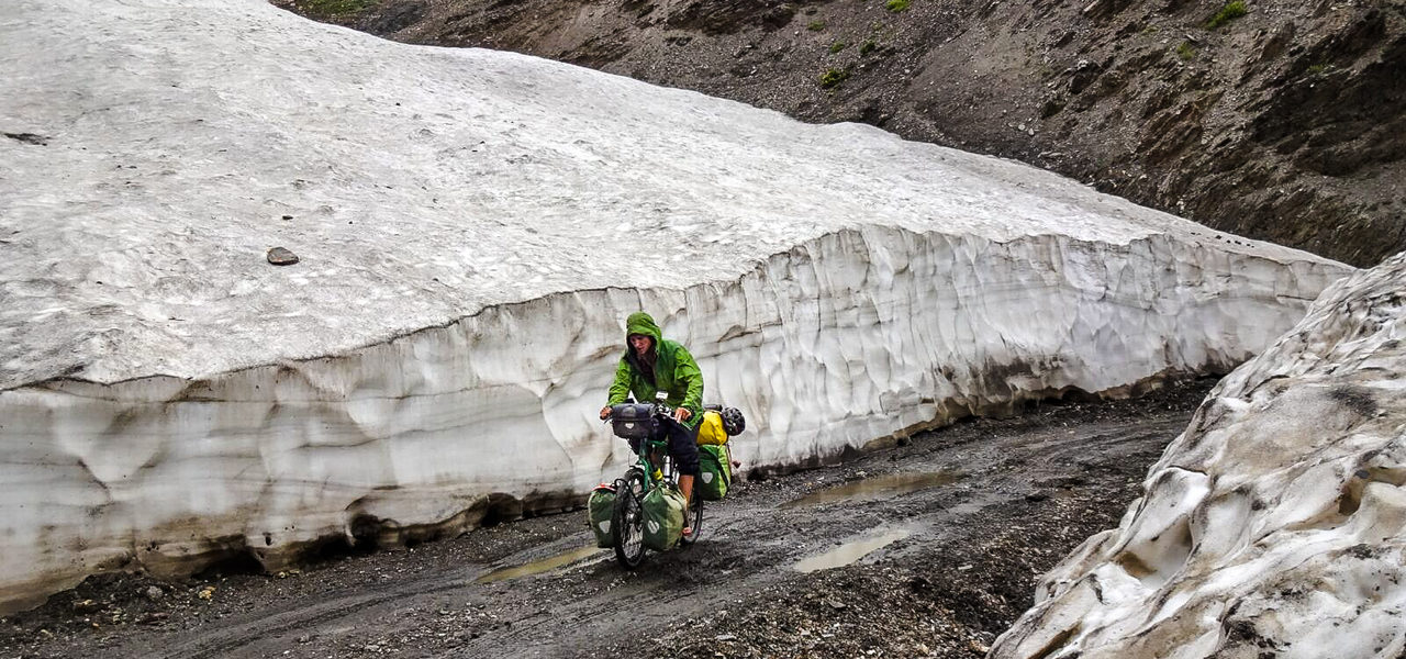 Cycling towards Sanko in India