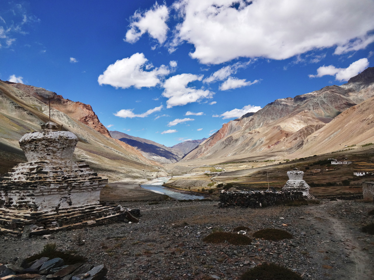 Typisches Landschaftsbild in Zanskar