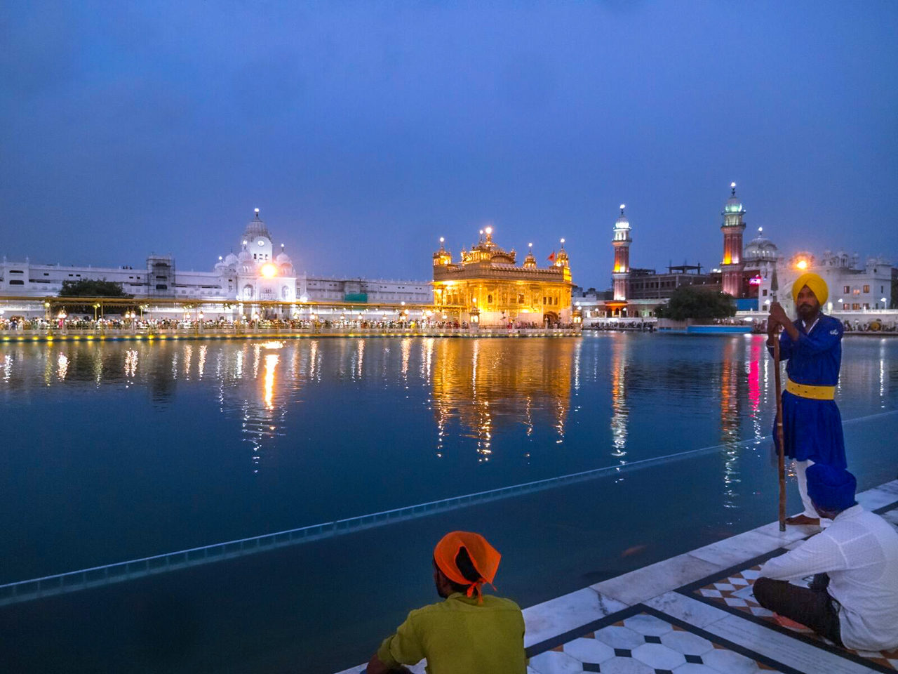 Golden Temple in Amritsar in Indien