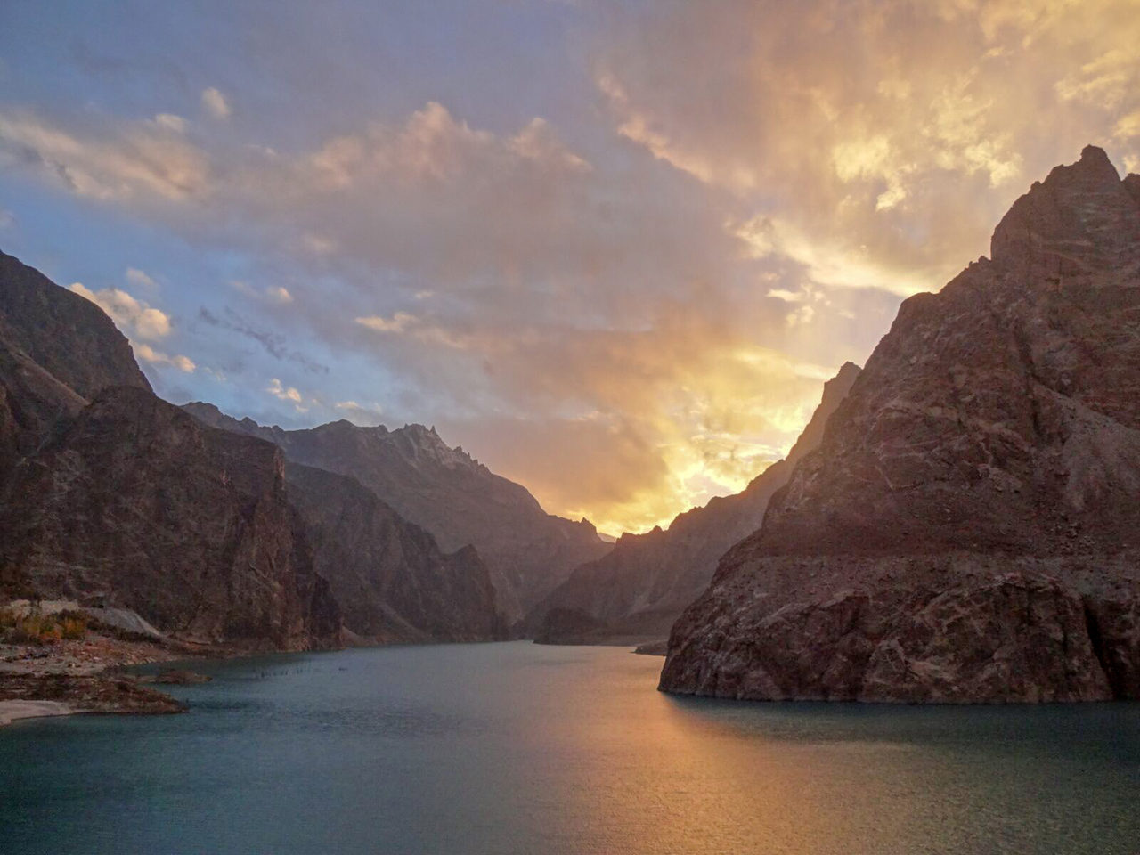 Attabad Lake in Pakistan