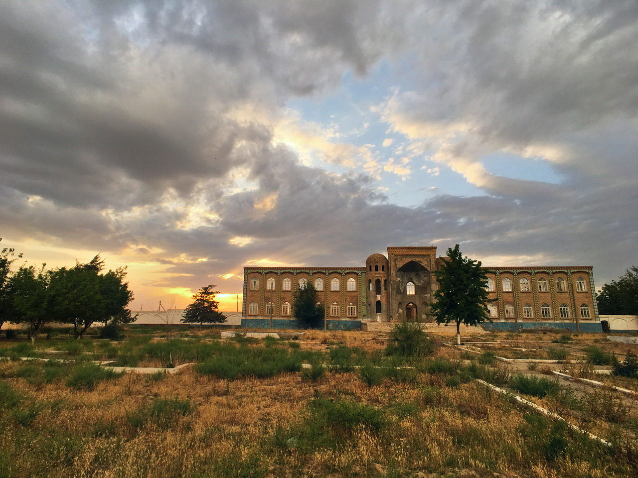 Evening light in Uzbekistan