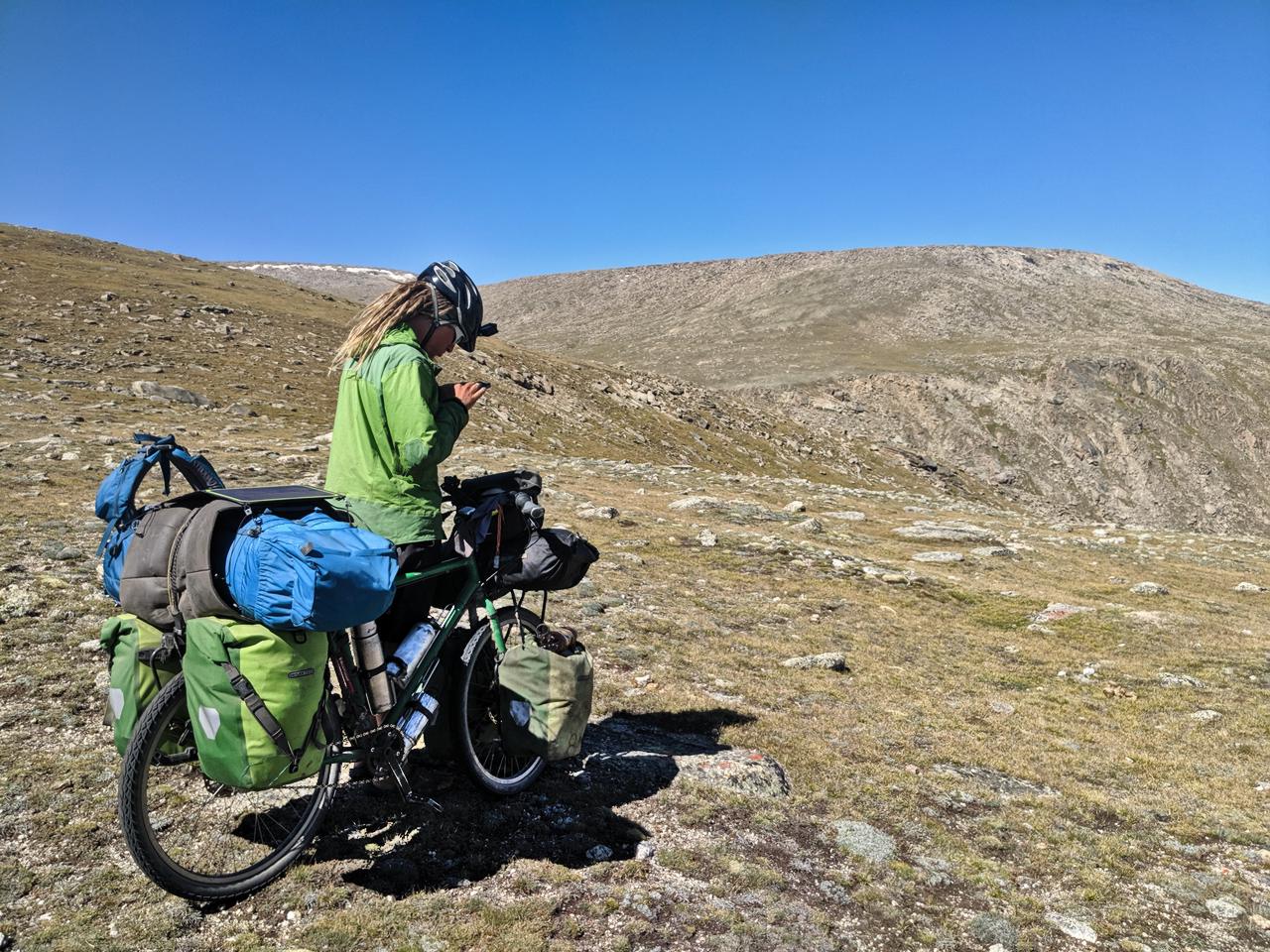 Checking the Map in Mongolia