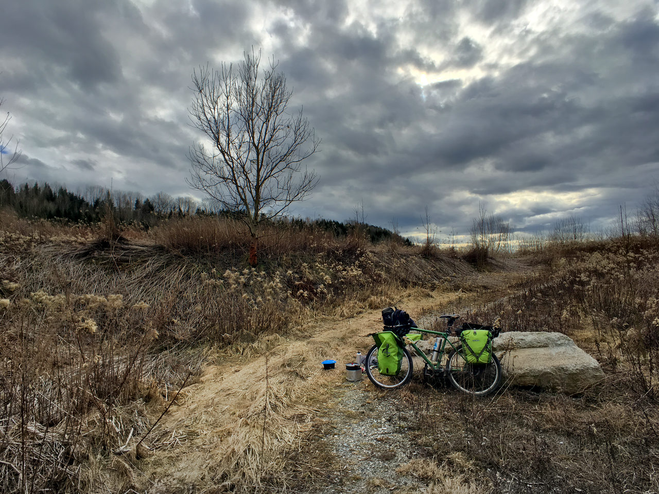 Lunch break before the storm