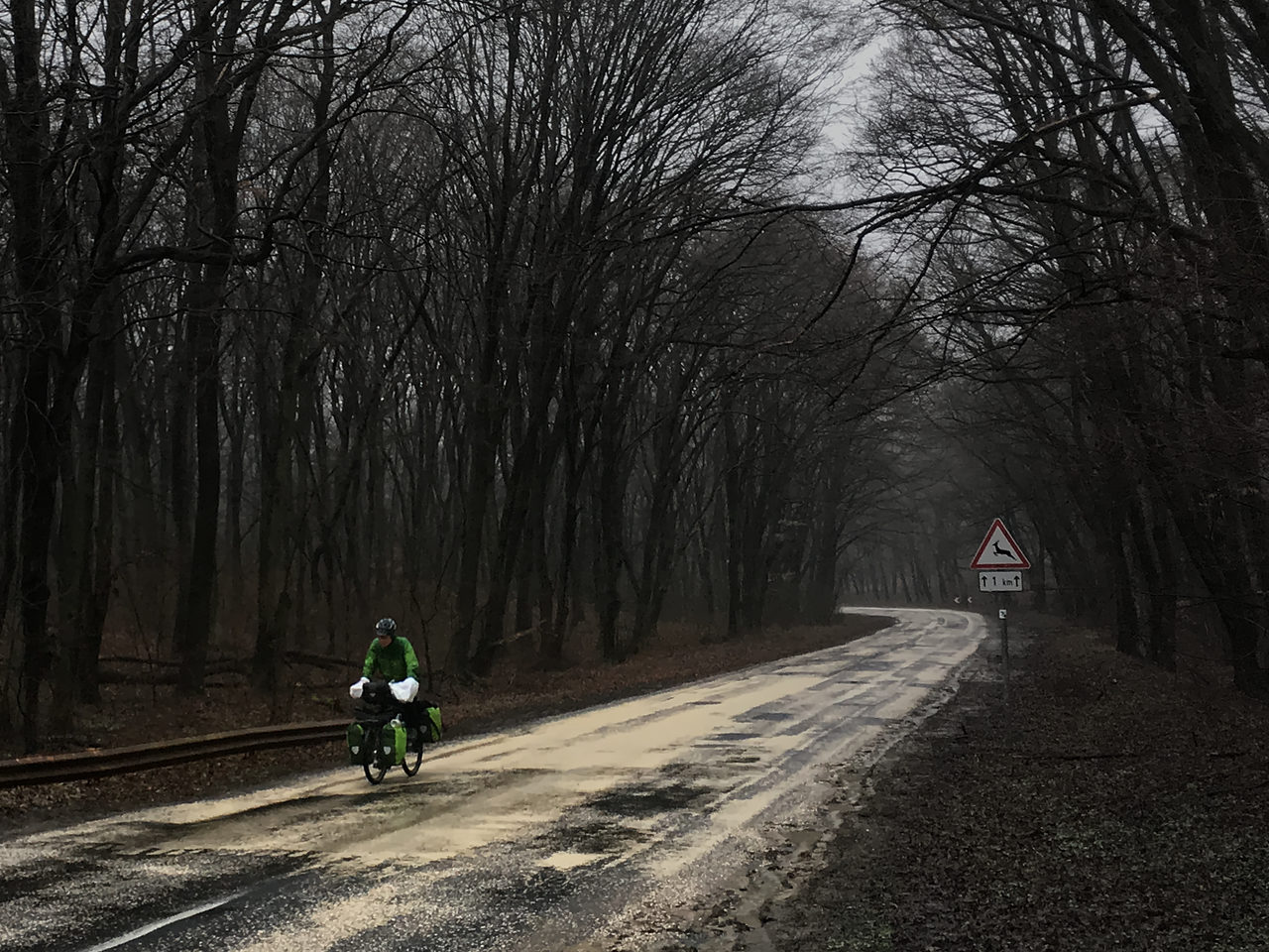 kurzer Regenunterbruch in Ungarn