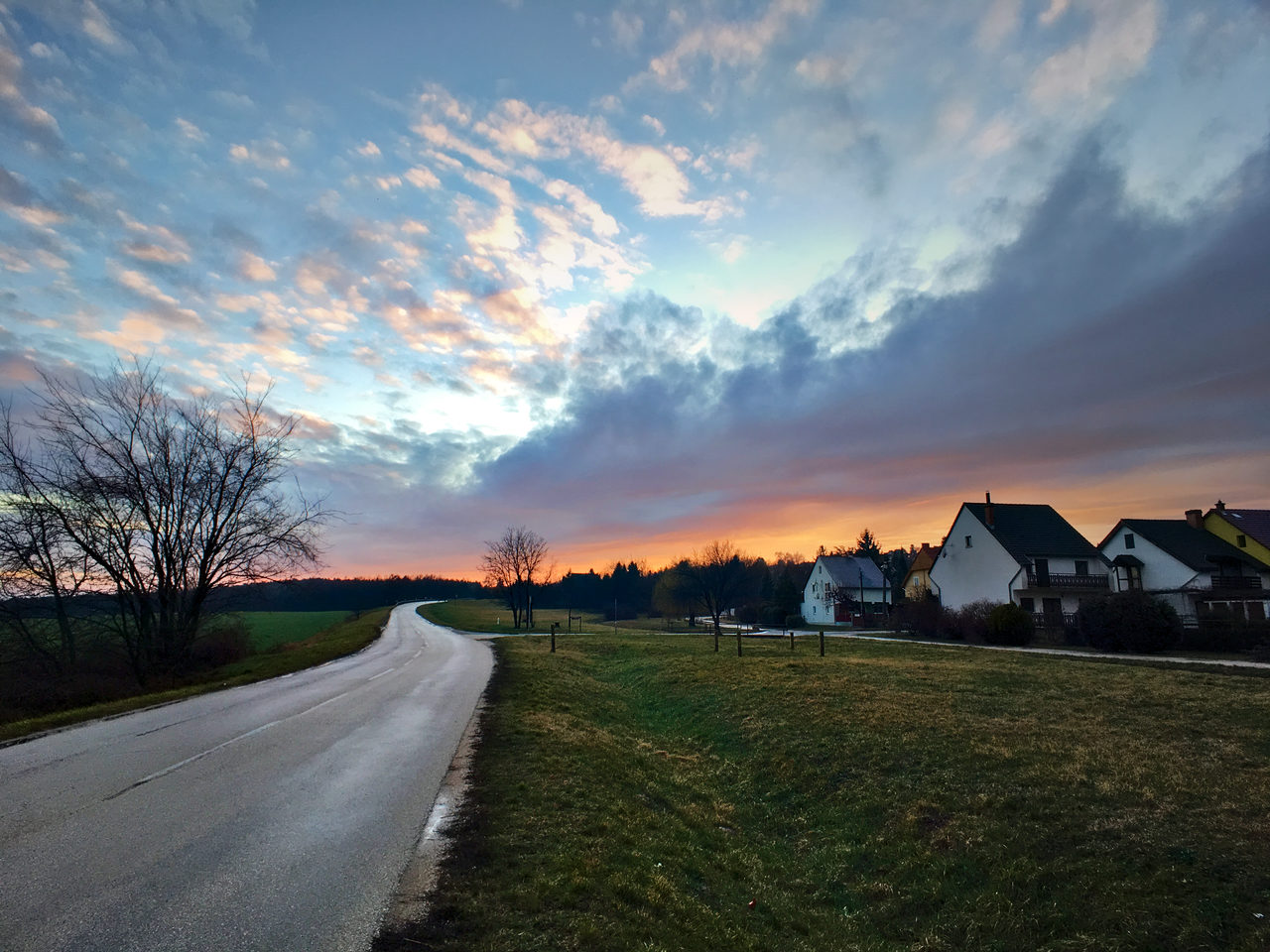 Sonnenuntergang in Ungarn