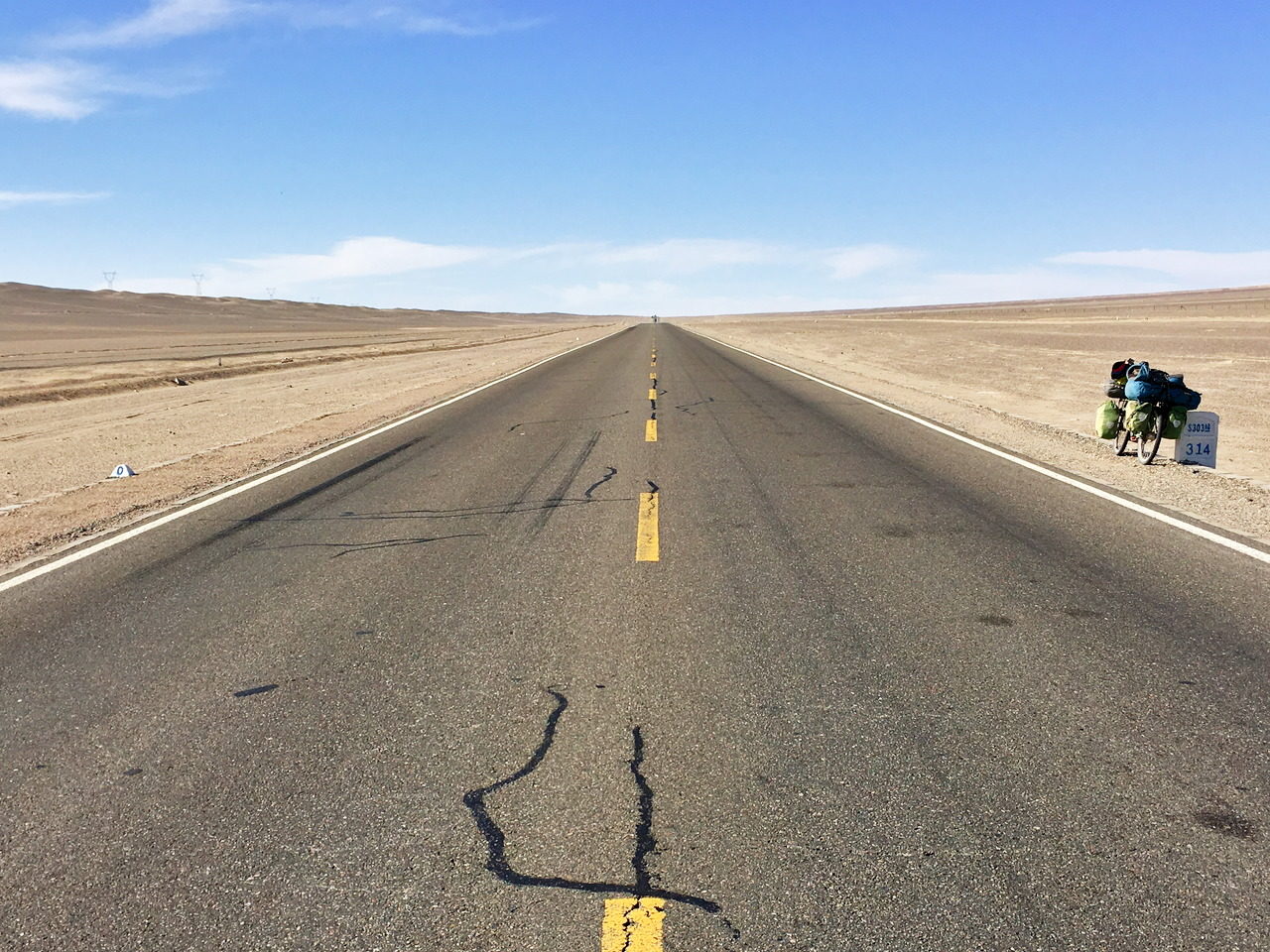 Boring road in China