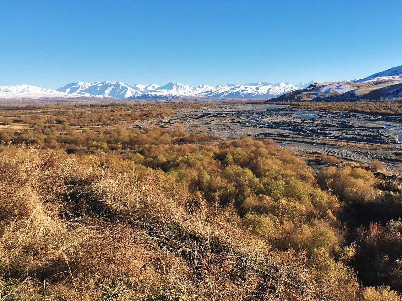 Aussicht in Kirgistan