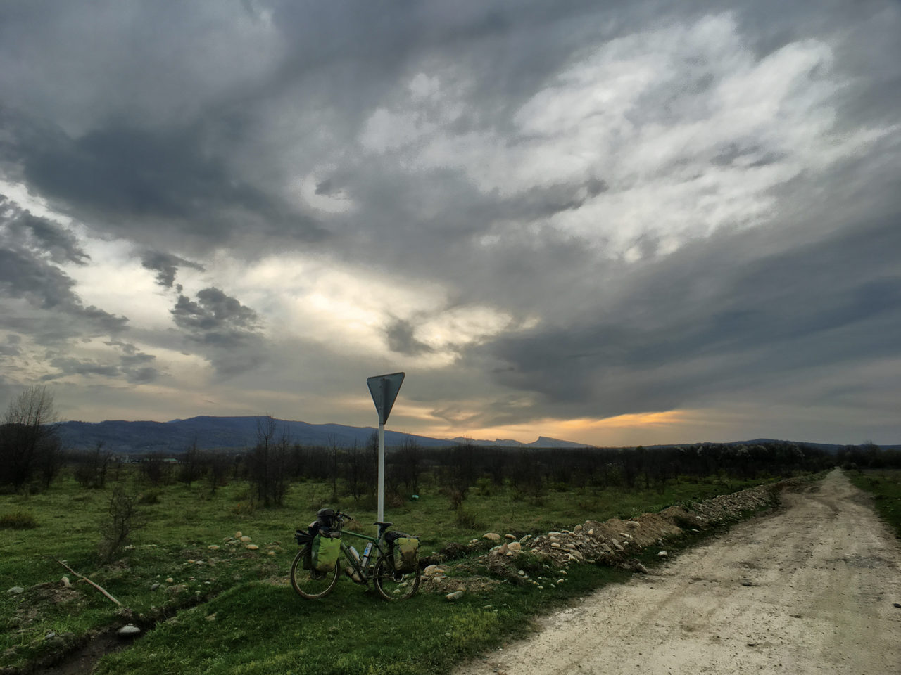 Evening light in the North Caucasus