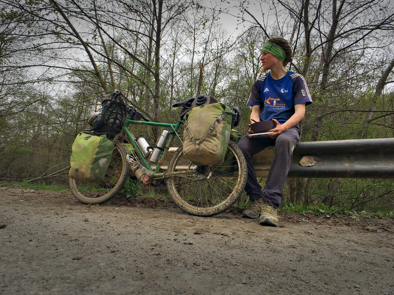 Break on the side of road