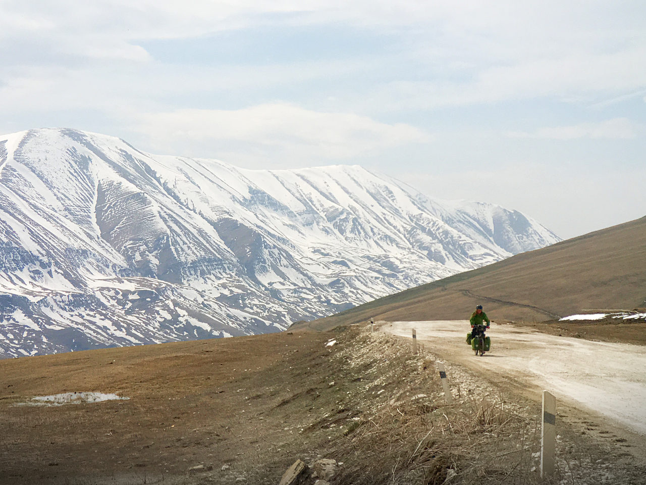 Crossing a pass between Chechnya and Dagestan