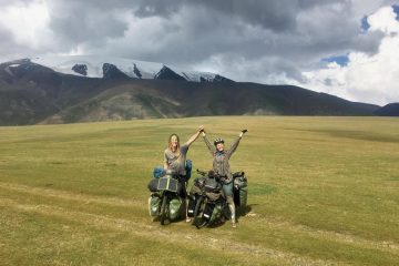 Glücklich in der Mongolei