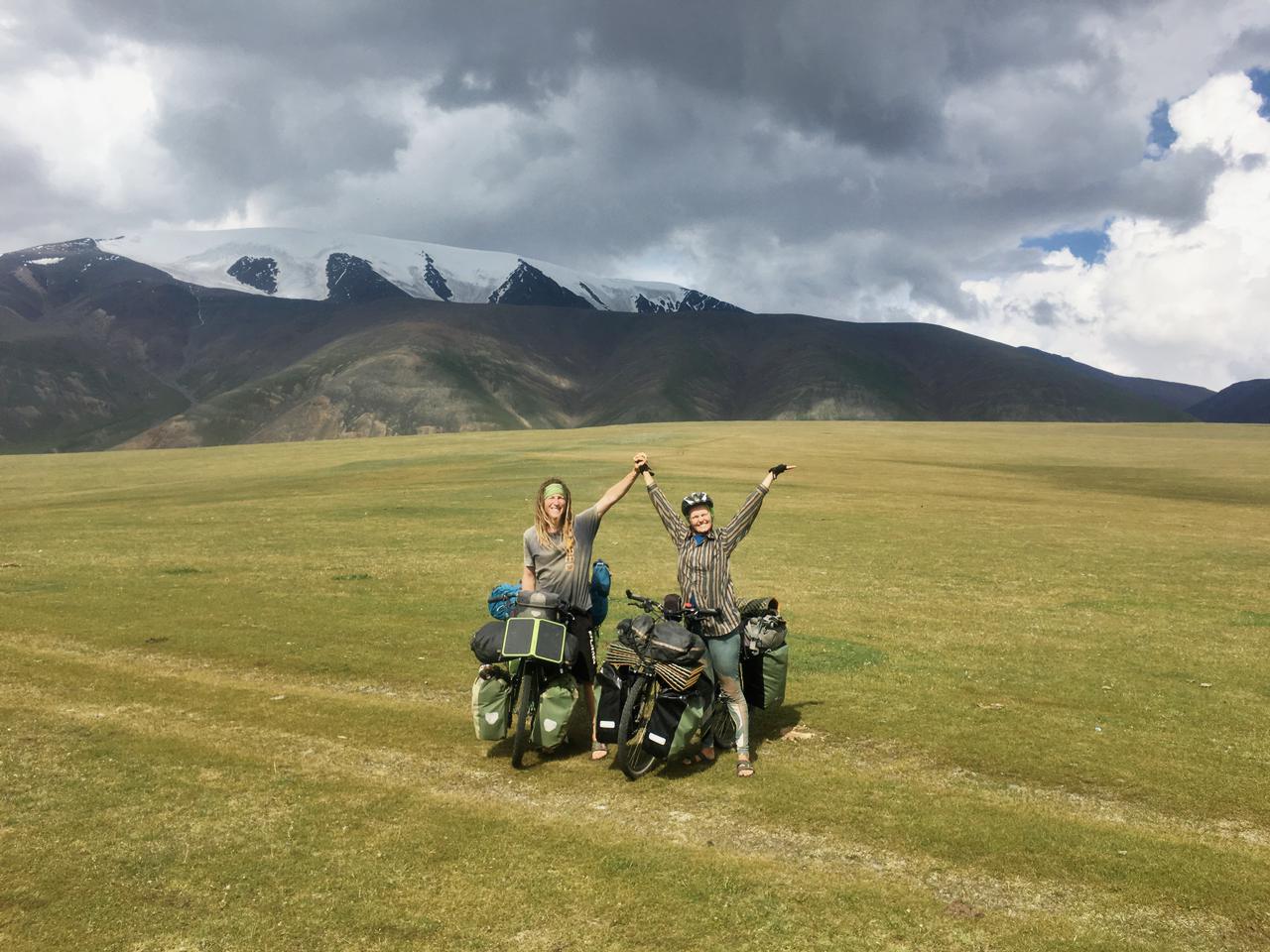 Glücklich in der Mongolei