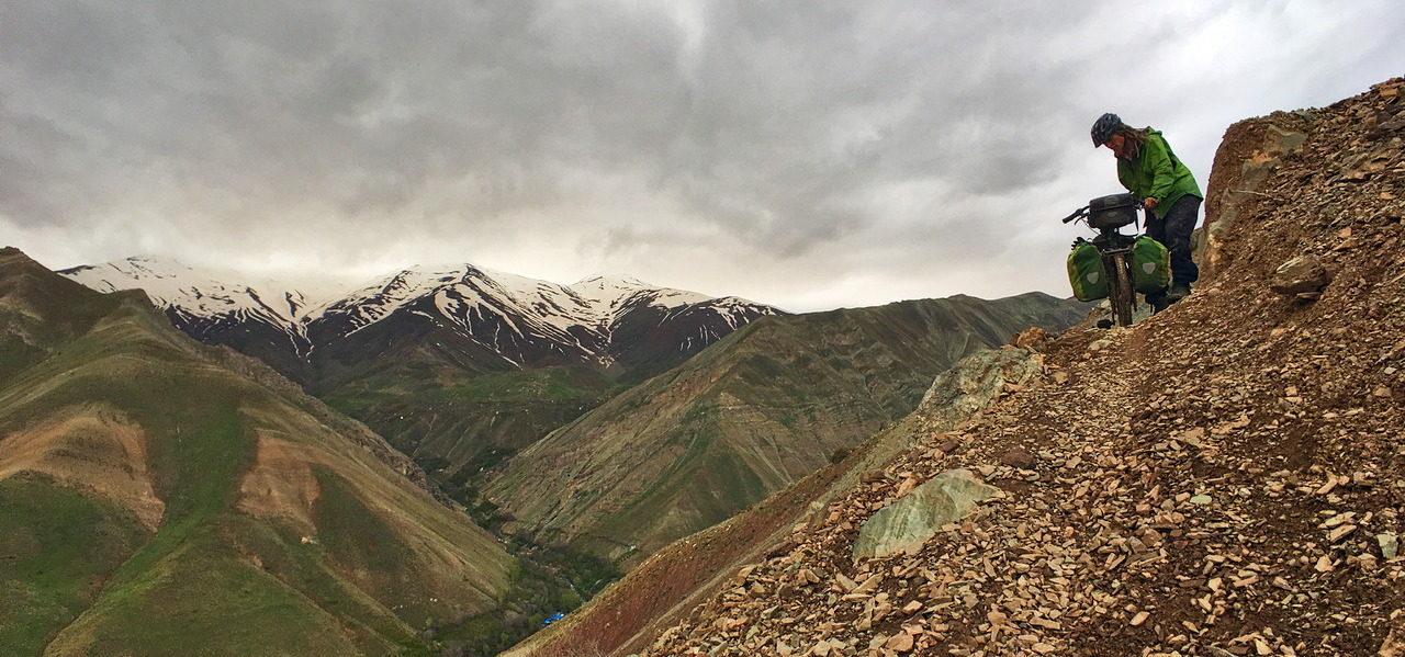 Schmaler Abschnitt im Iran