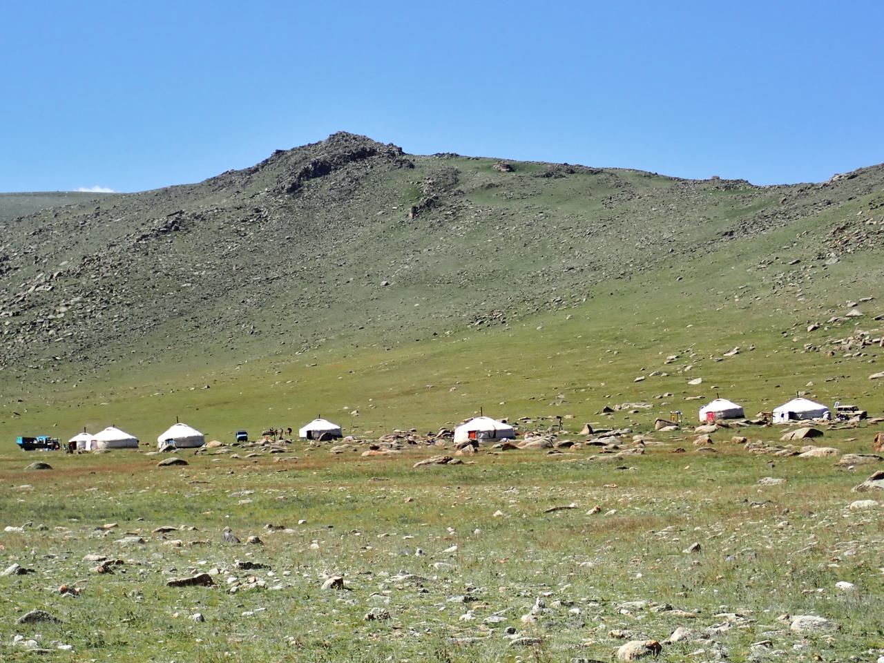 Yurten in der Mongolei