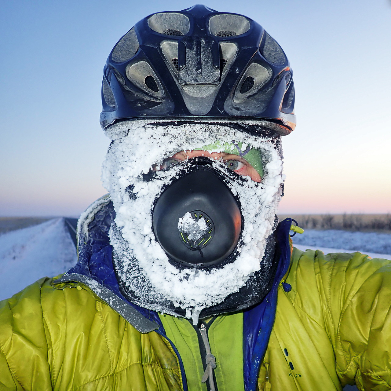 Selfie bei -30 Grad