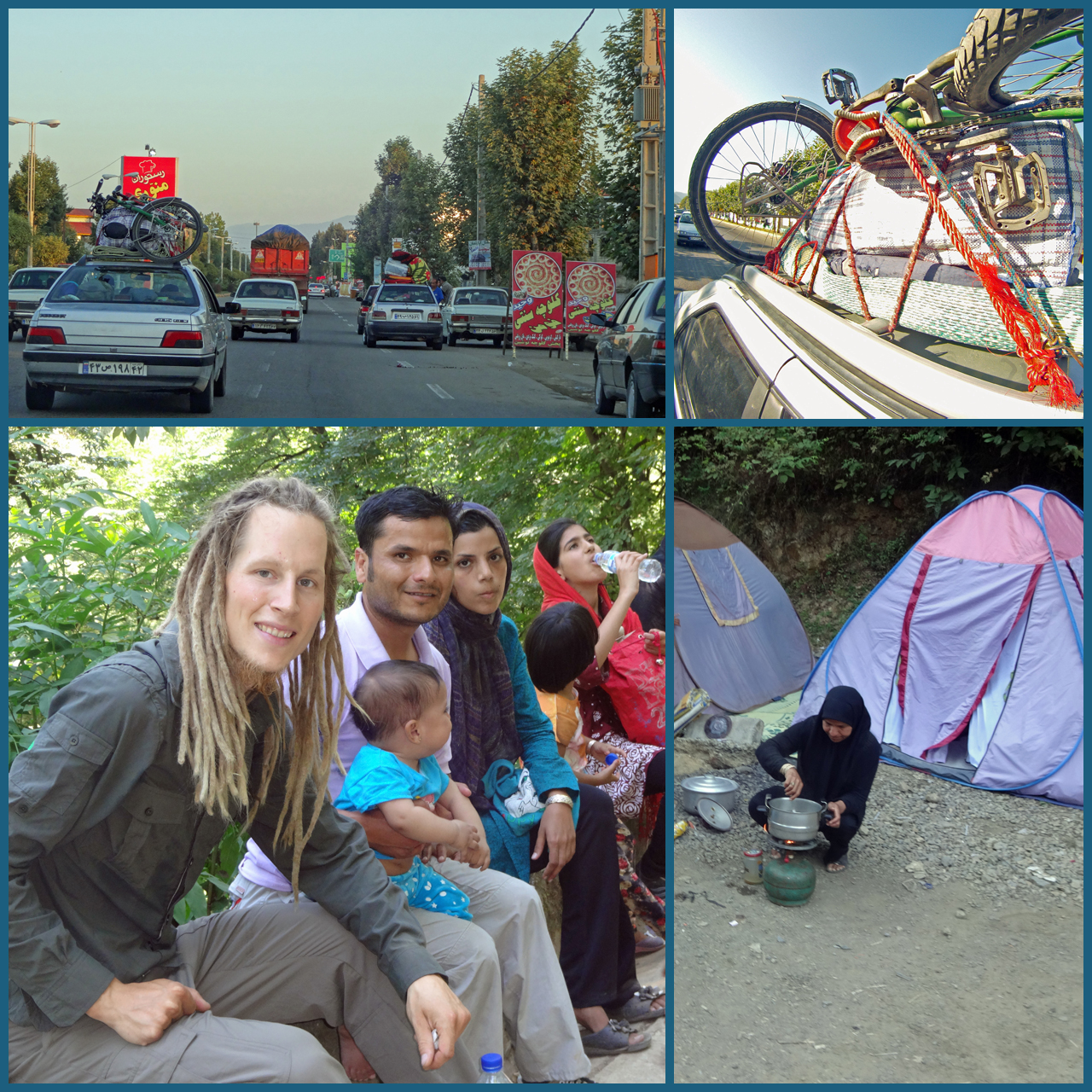 Eine iranische Familie lud mich ein, mit ihnen zwei Tage ihrer Ferien zu verbringen.